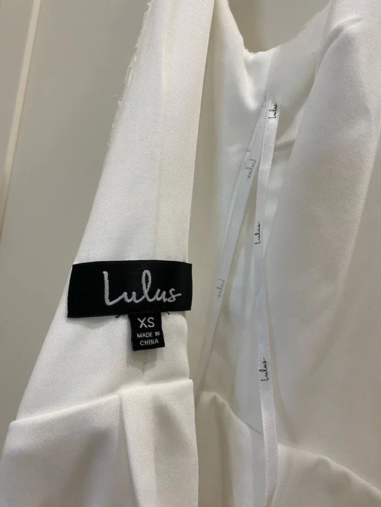 Lulus Ivory Dress / Size Xs - Picture 4 of 6
